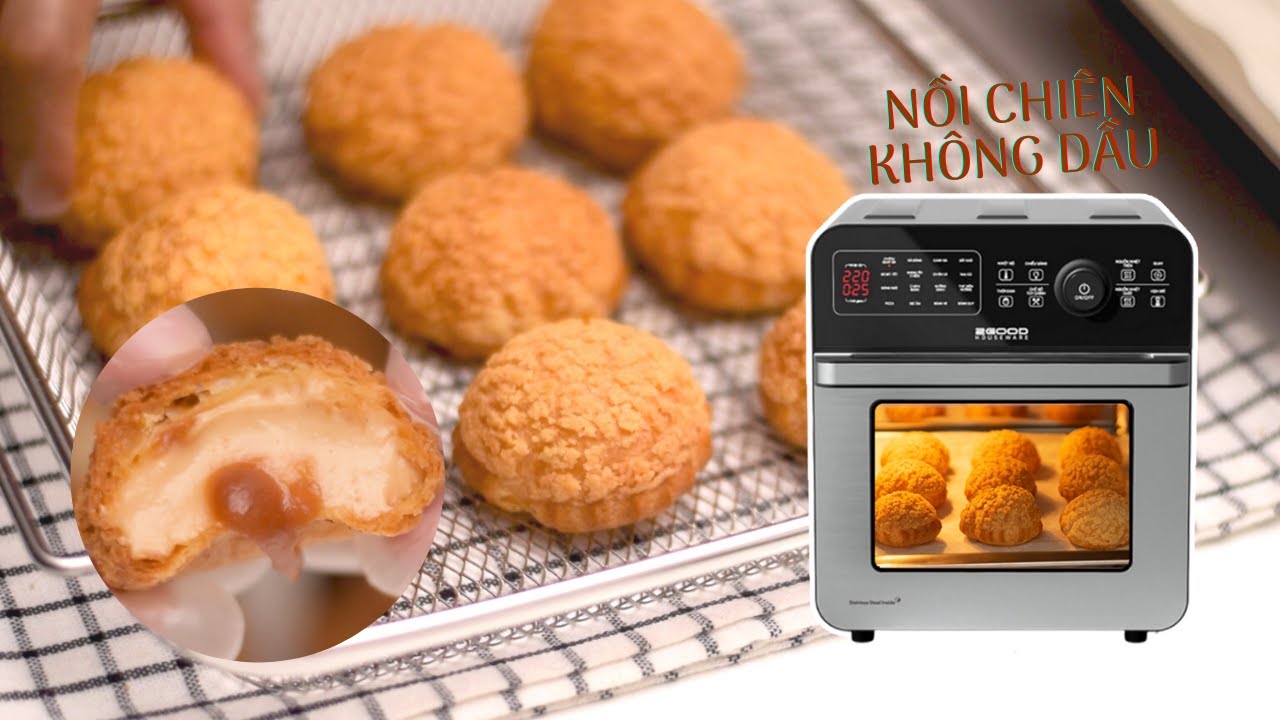 Bánh Su Kem Vỏ Xù Choux Au Craquelin - Nồi S20